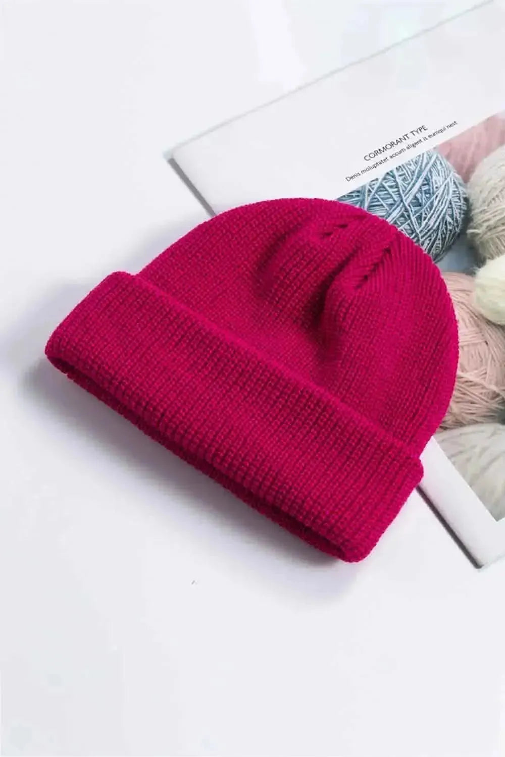 Cozy Rib-Knit Cuff Beanie - Bad Moms Club