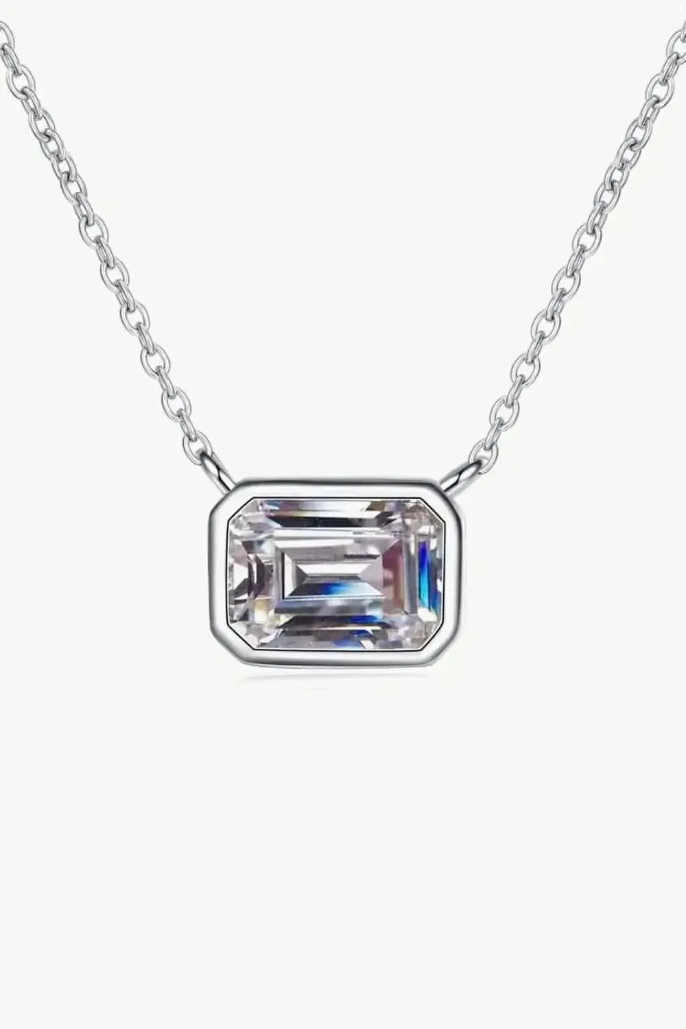 Beautiful Words 1 Carat Moissanite Pendant Necklace - Bad Moms Club