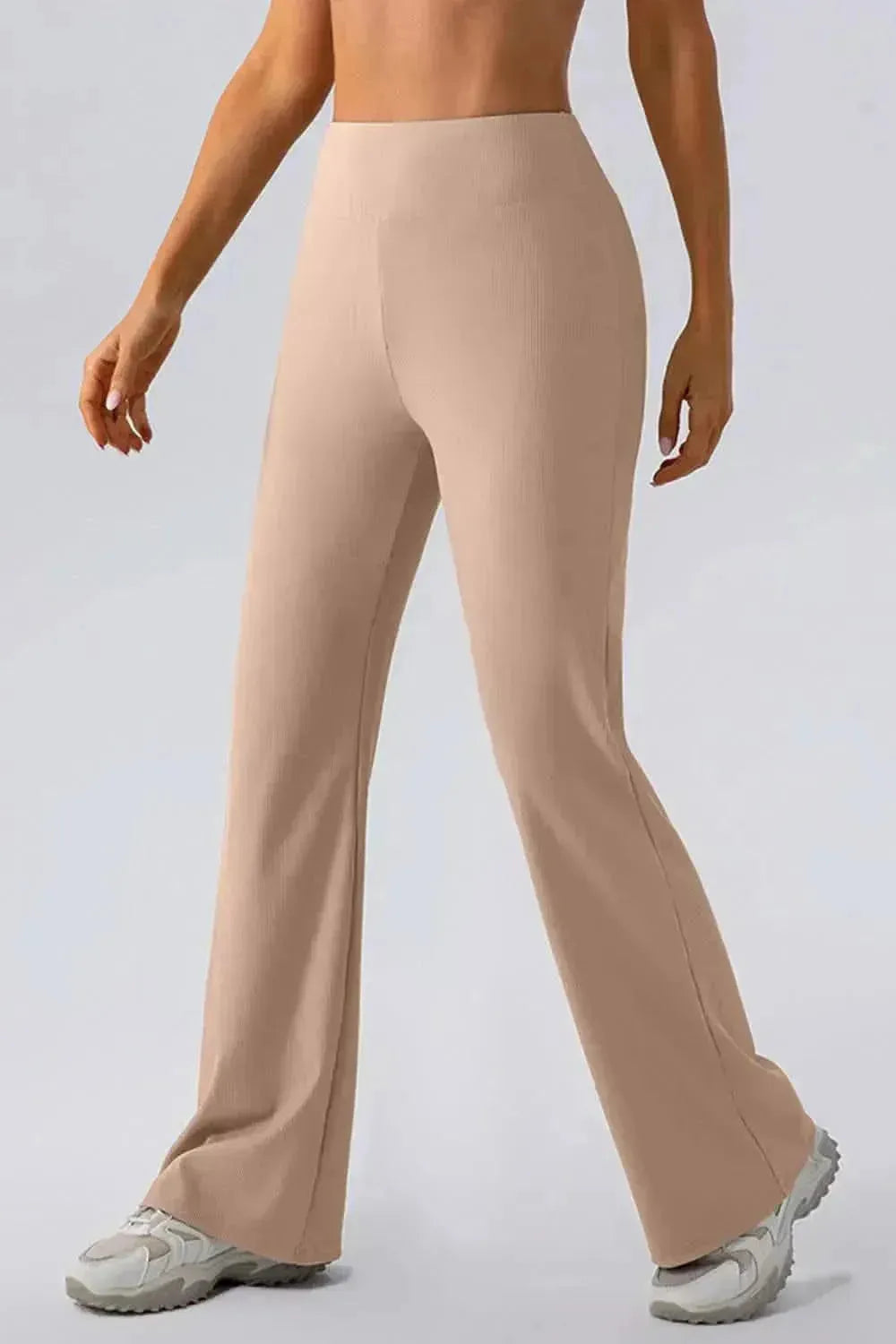 High Waist Straight Active Pants - Bad Moms Club
