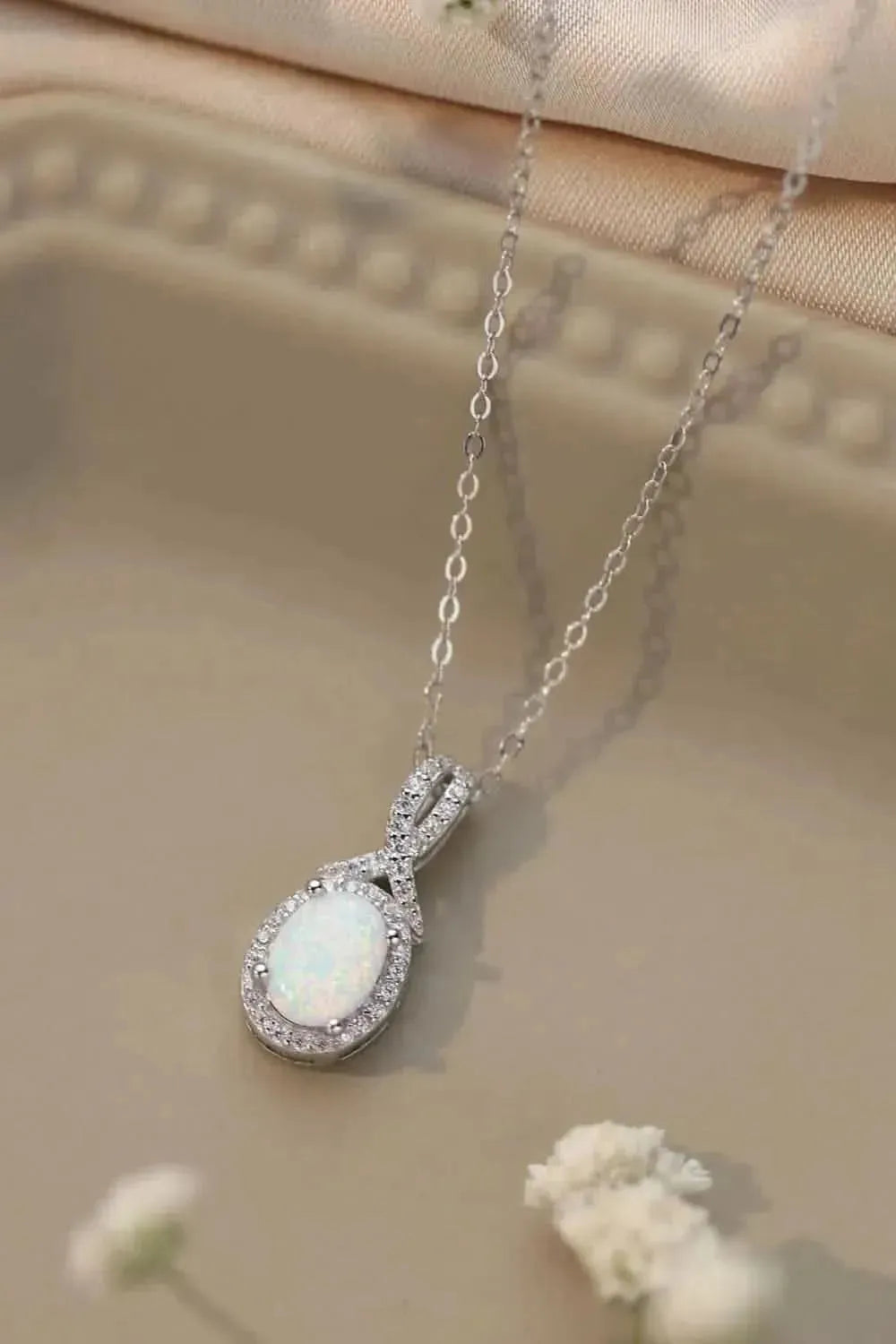 Feeling My Best Opal Pendant Necklace - Bad Moms Club