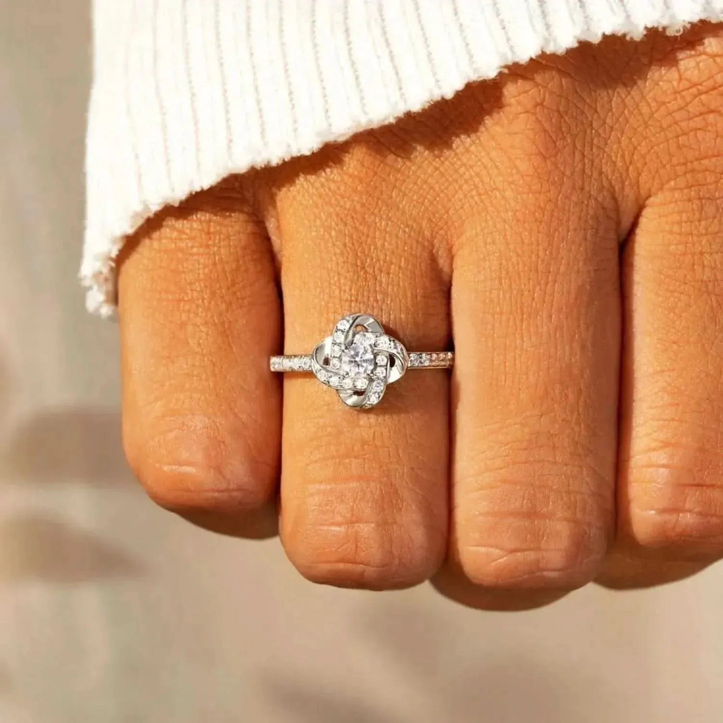 925 Sterling Silver Inlaid Zircon Ring - Bad Moms Club