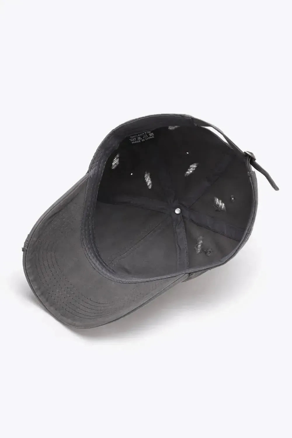 Distressed Adjustable Baseball Cap - Bad Moms Club