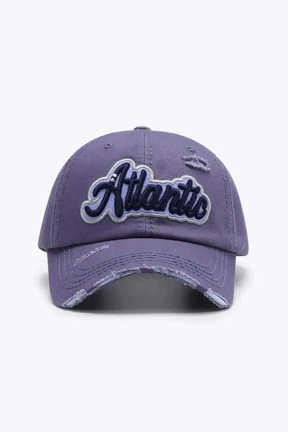 ATLANTIC Graphic Distressed Baseball Cap - Bad Moms Club