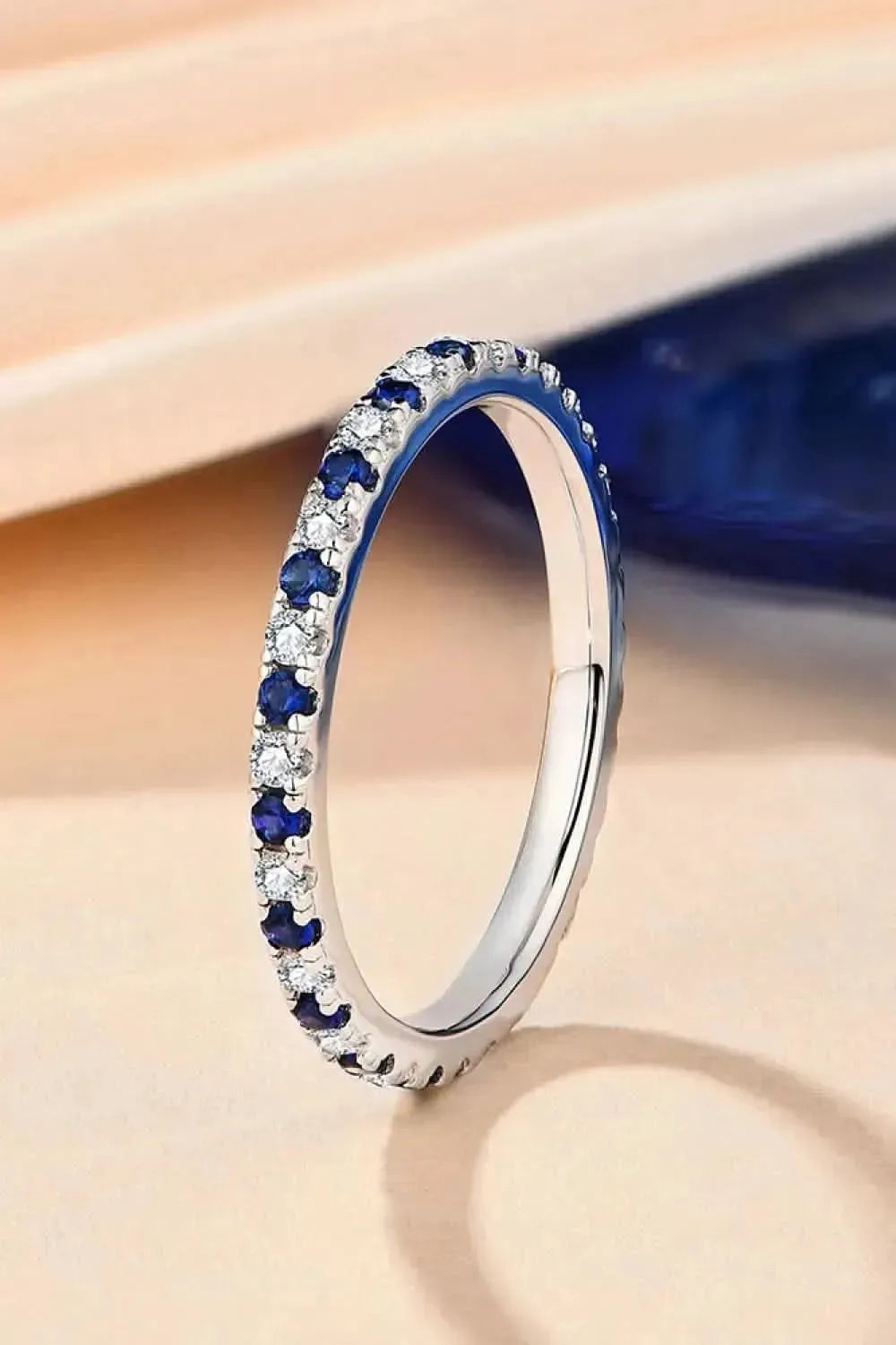 Moissanite Lab-Grown Sapphire Rings - Bad Moms Club