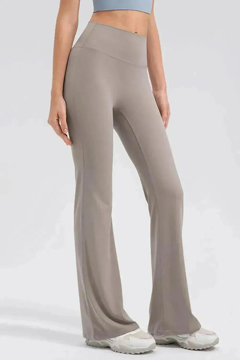 High Waist Straight Active Pants - Bad Moms Club