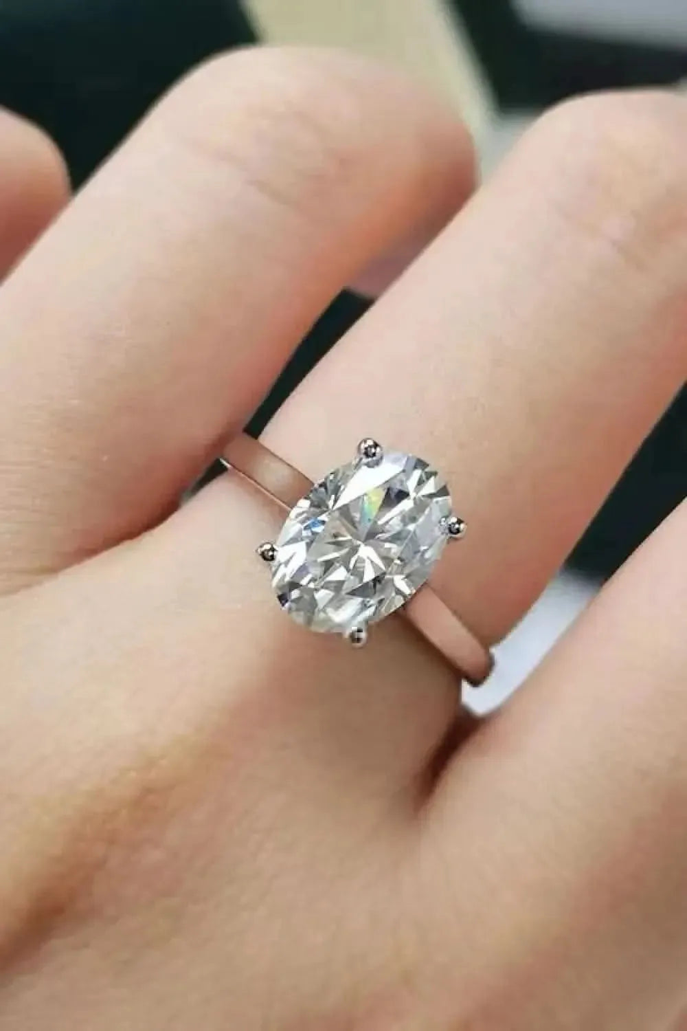 2.5 Carat Moissanite Solitaire Ring - Bad Moms Club
