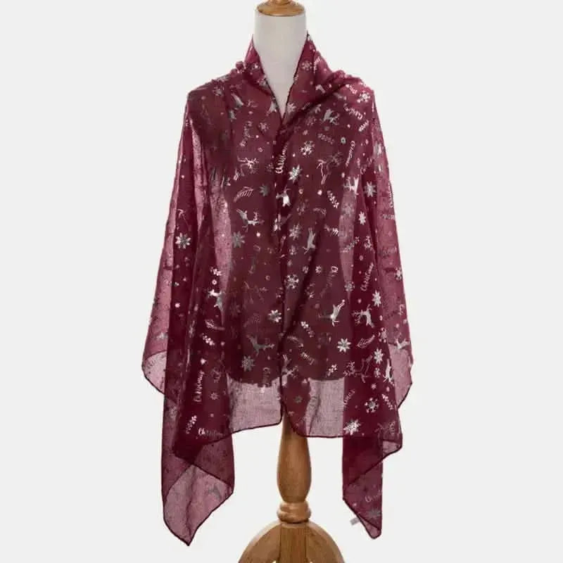 Christmas Element Polyester Scarf - Bad Moms Club