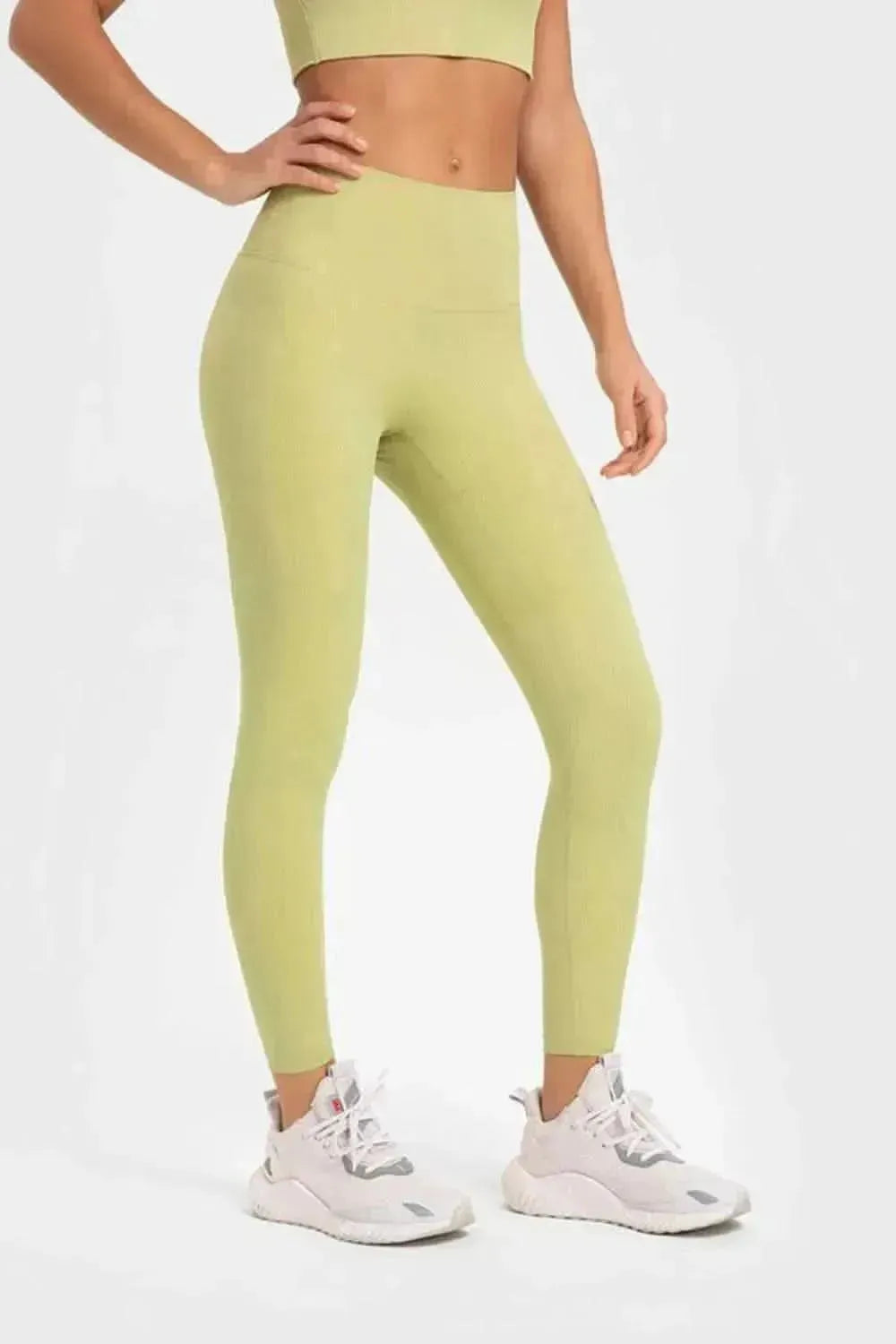 Highly Stretchy Wide Waistband Yoga Leggings - Bad Moms Club