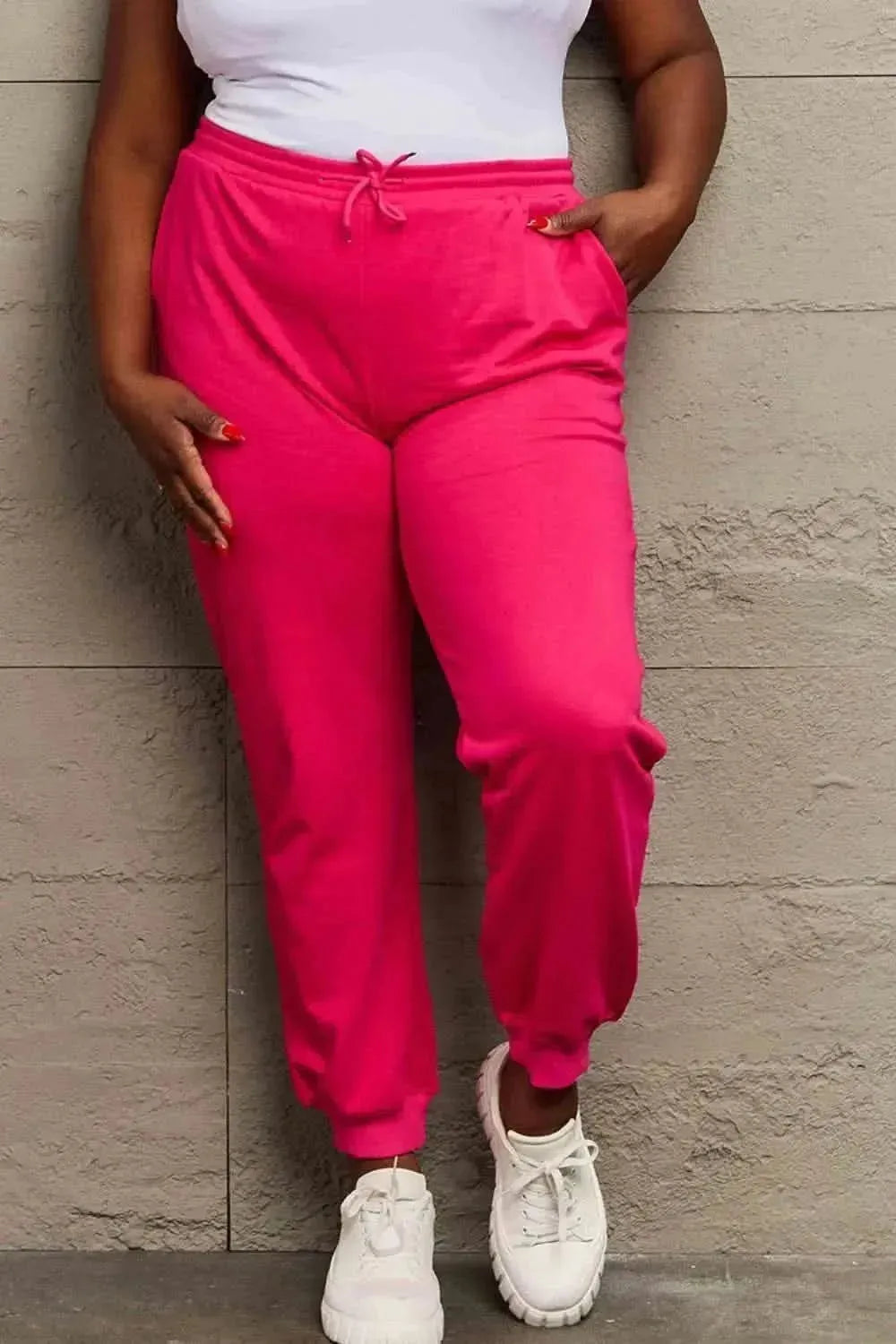 Simply Love Full Size Drawstring Sweatpants - Bad Moms Club