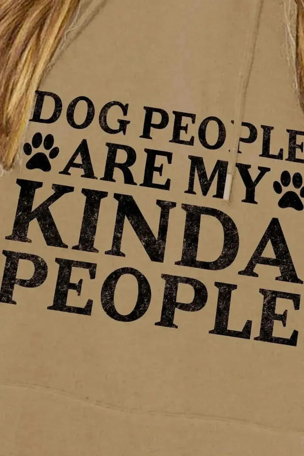 Simply Love Simply Love Full Size Dog Paw Slogan Graphic Hoodie - Bad Moms Club