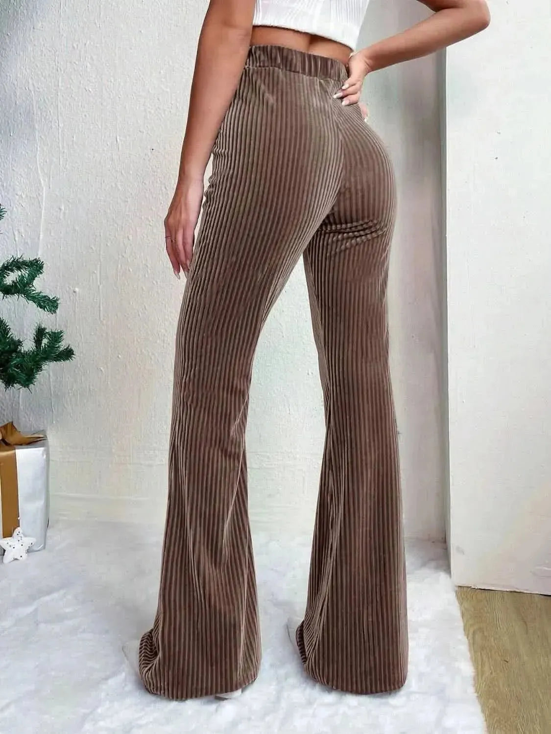 High Waist Flare Pants - Bad Moms Club