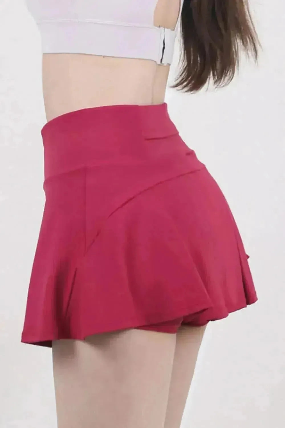 High Waist Pleated Active Skirt - Bad Moms Club