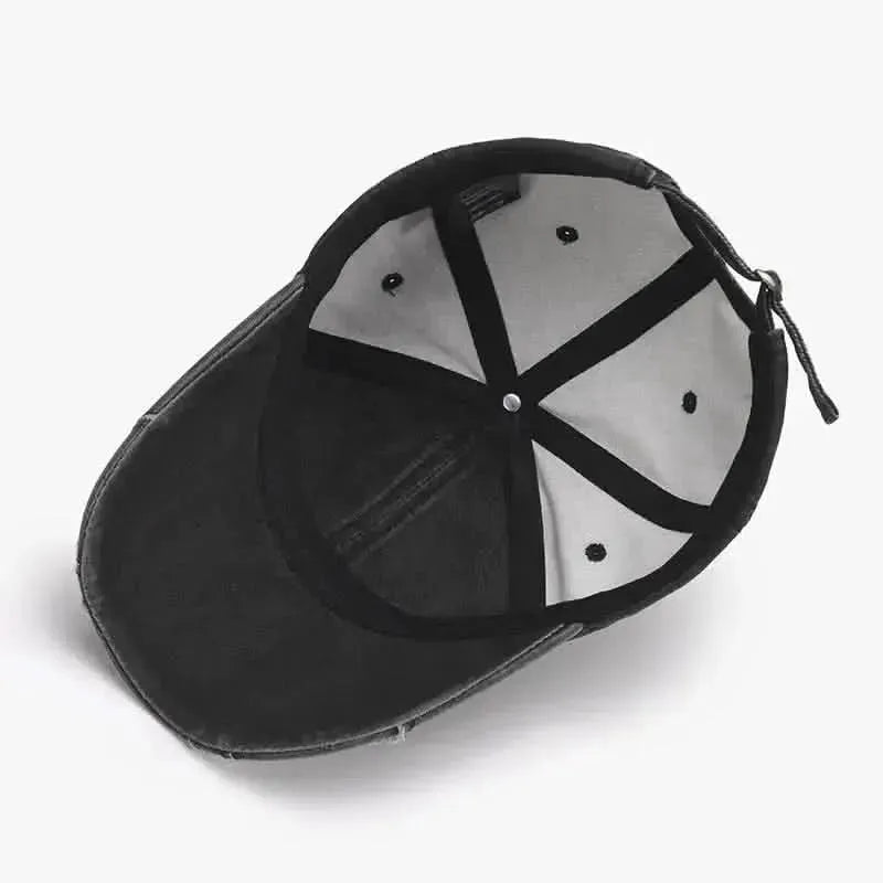 Raw Hem Adjustable Cap - Bad Moms Club