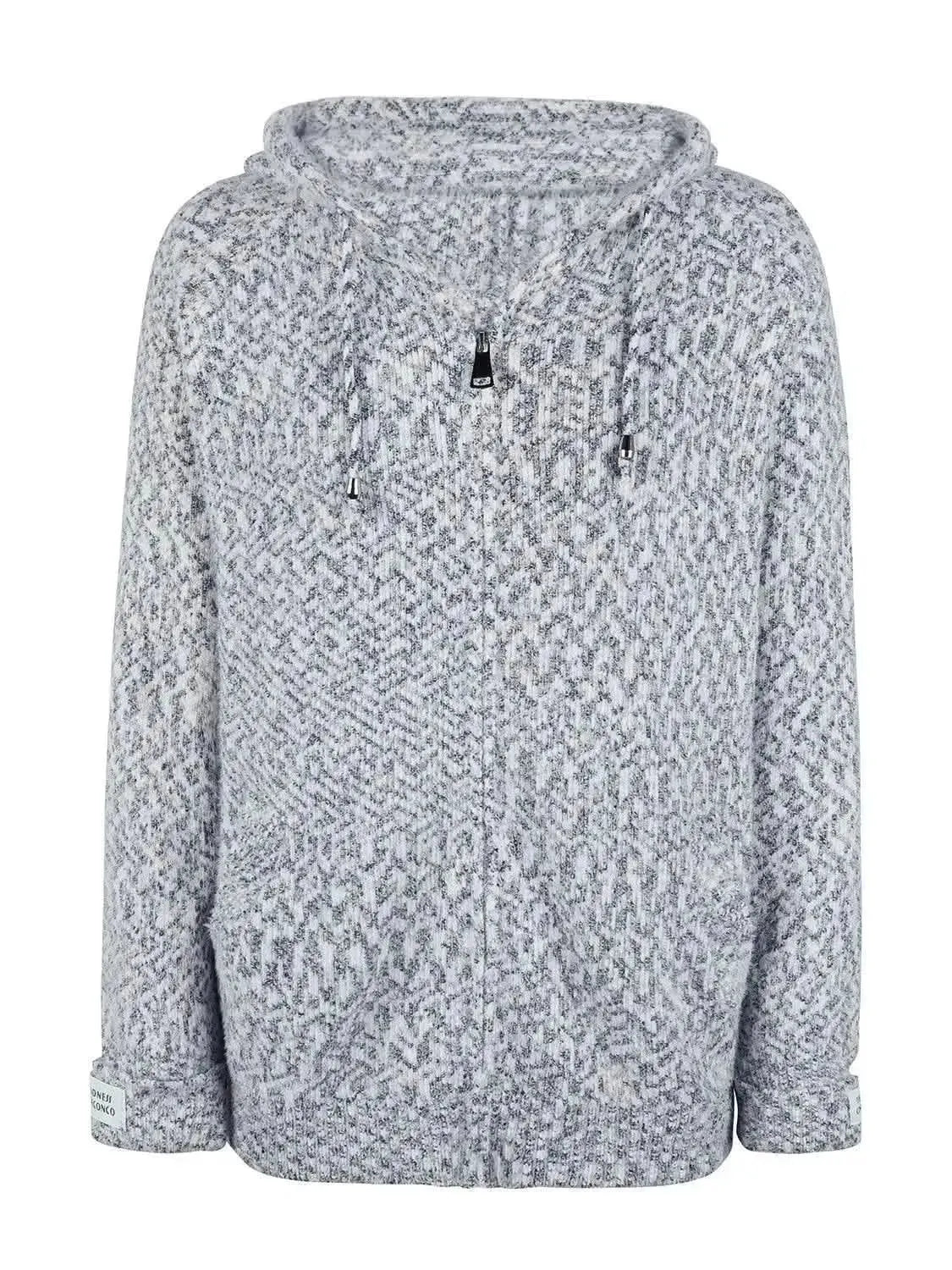 Zip-Up Hooded Sweater - Bad Moms Club
