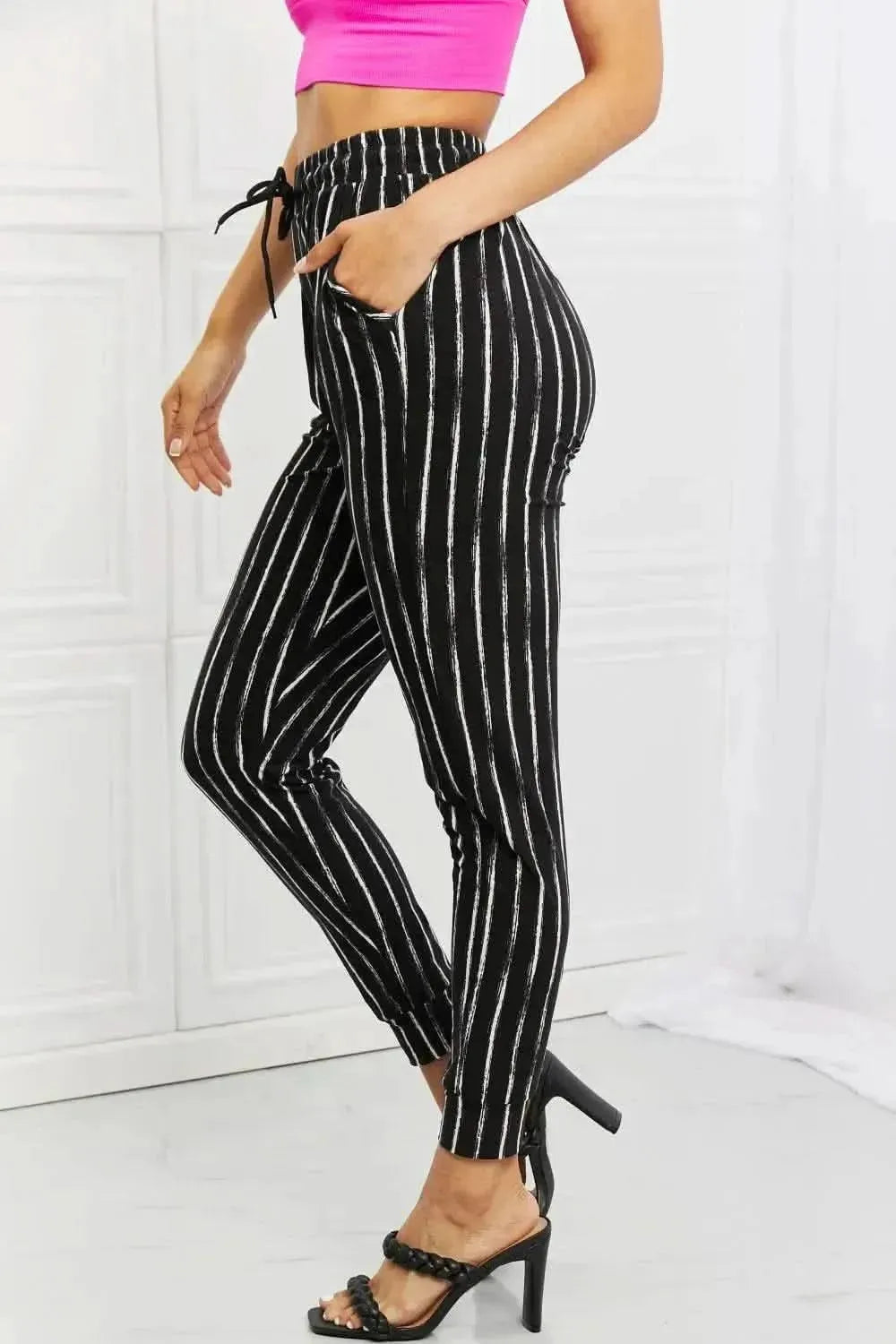 Leggings Depot Stay In Full Size Joggers - Bad Moms Club