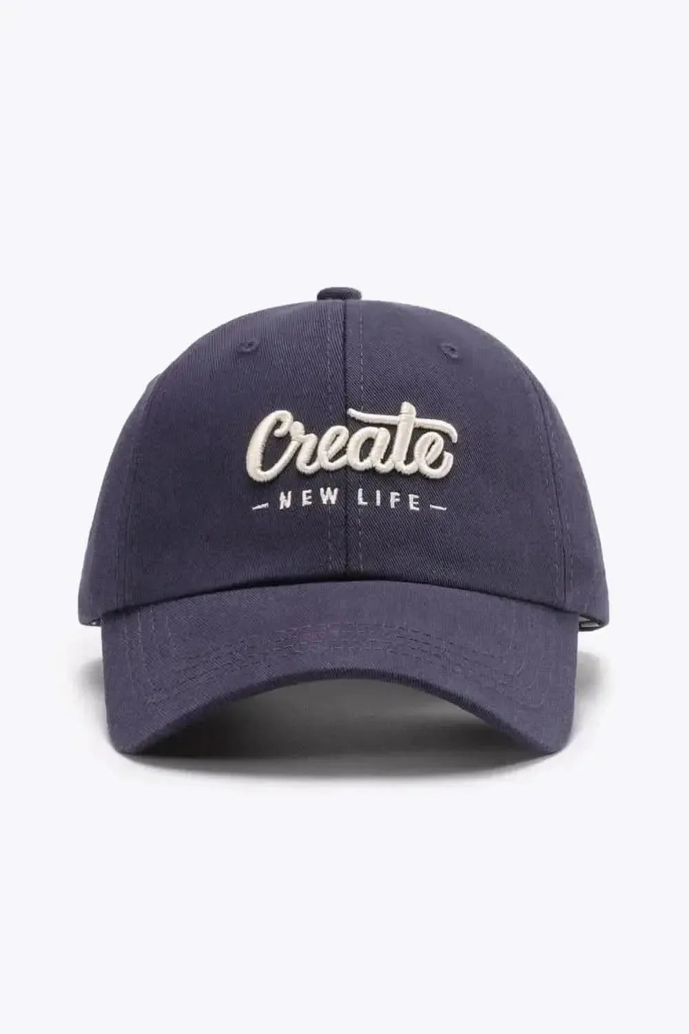 CREATE NEW LIFE Adjustable Cotton Baseball Cap - Bad Moms Club