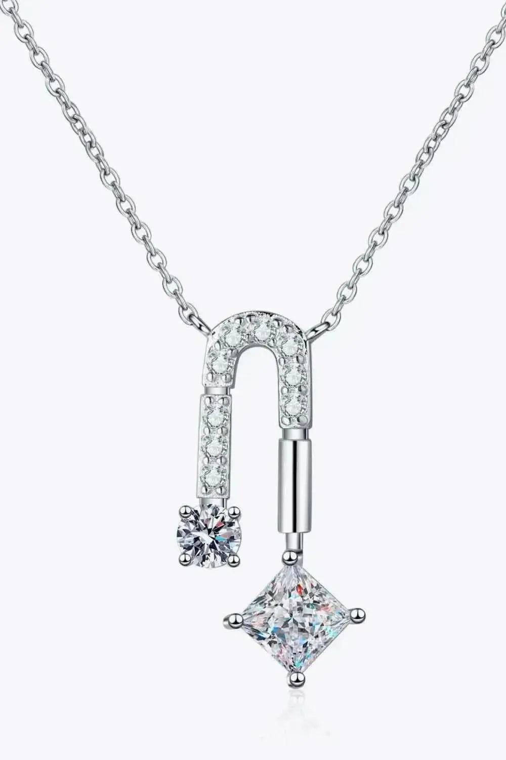 1.3 Carat Moissanite 925 Sterling Silver Necklace - Bad Moms Club