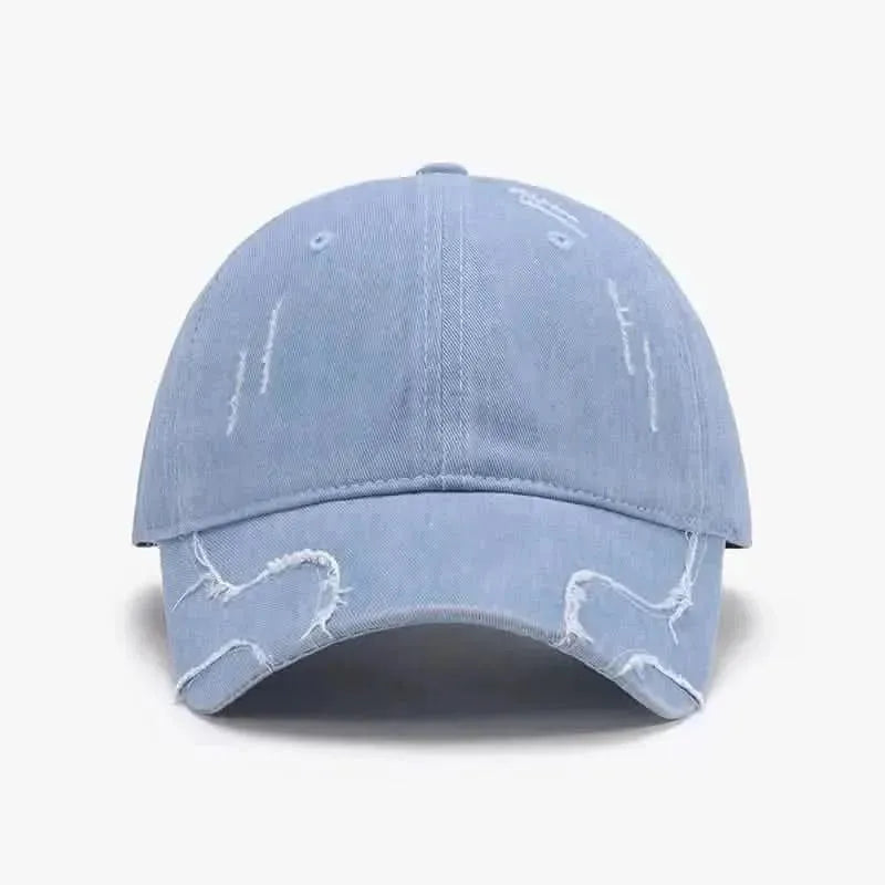 Raw Hem Adjustable Cap - Bad Moms Club