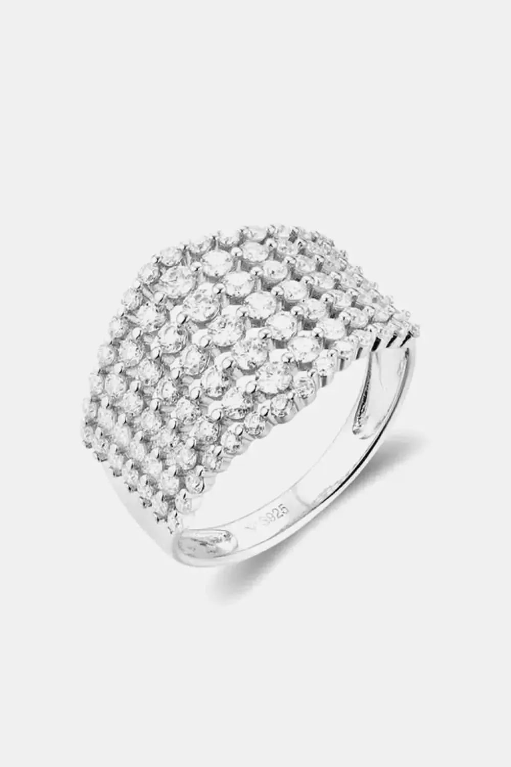 1.21 Carat Moissanite 925 Sterling Silver Ring - Bad Moms Club