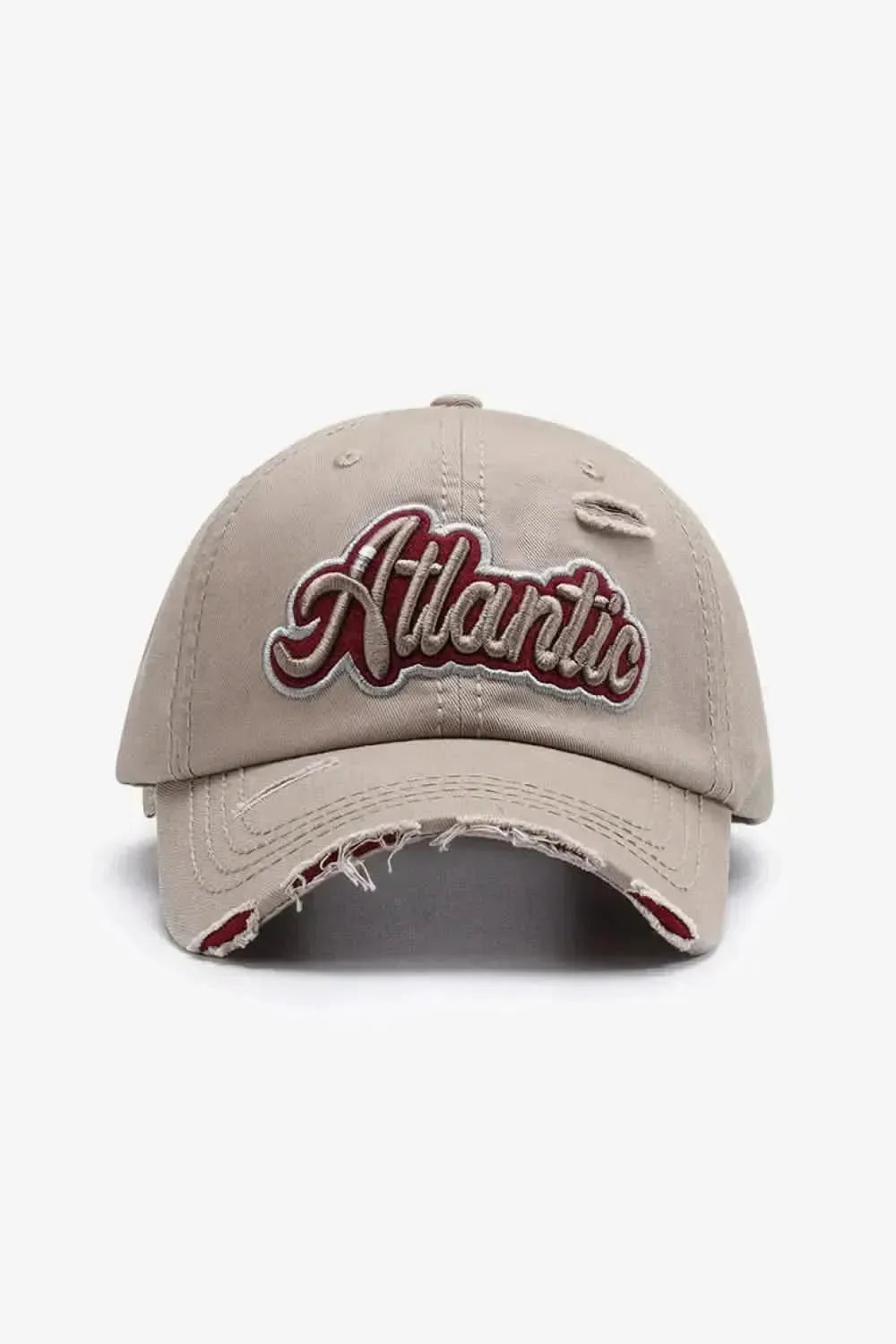 ATLANTIC Graphic Distressed Baseball Cap - Bad Moms Club