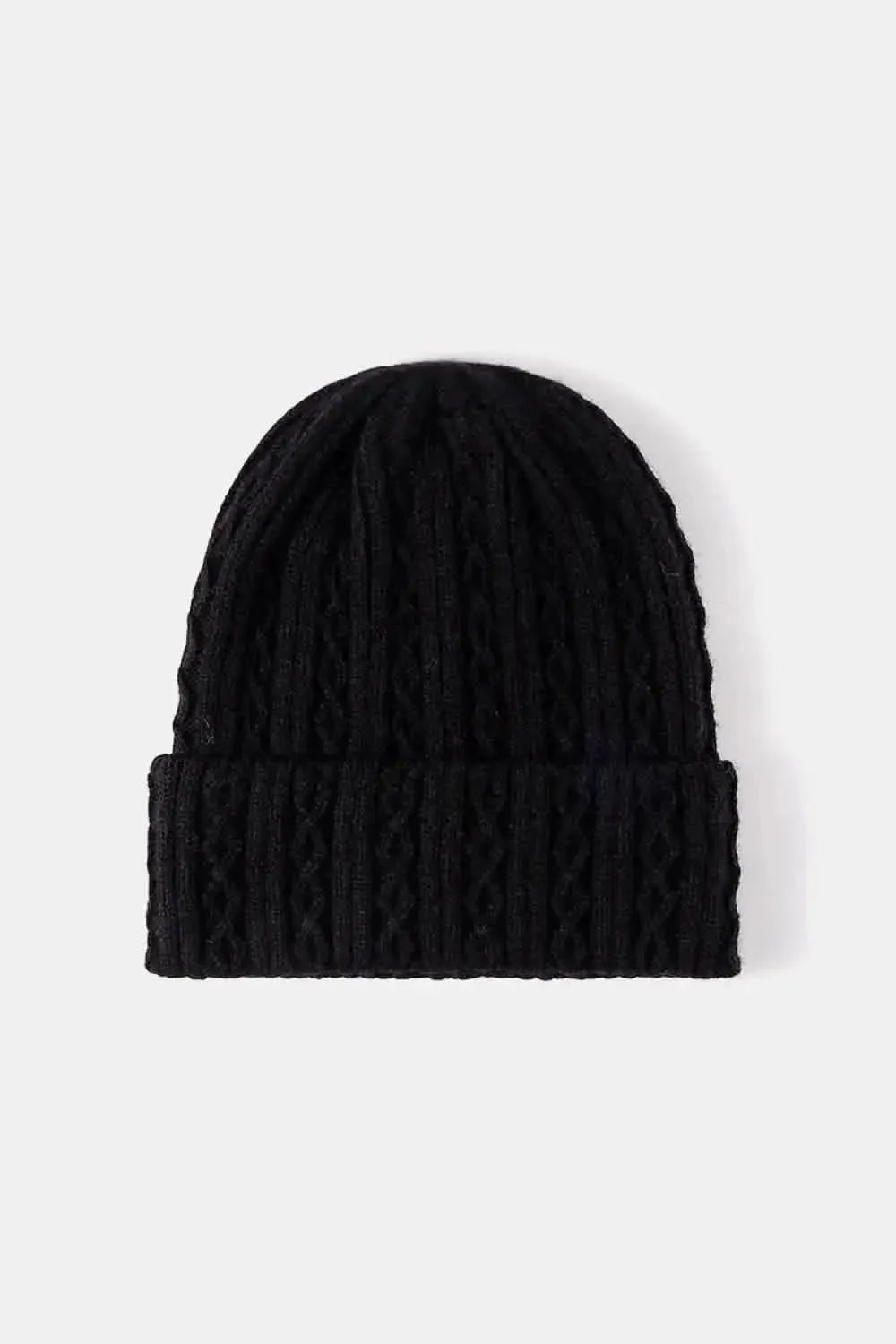Mixed Knit Cuff Beanie - Bad Moms Club