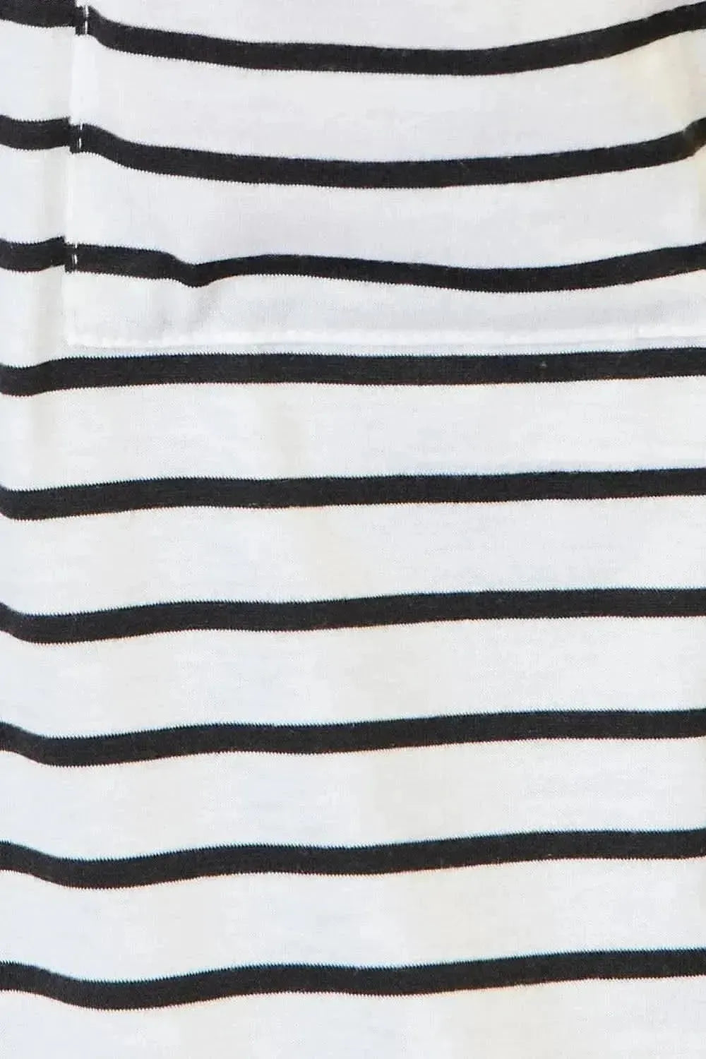 Double Take Striped Open Front Longline Cardigan - Bad Moms Club