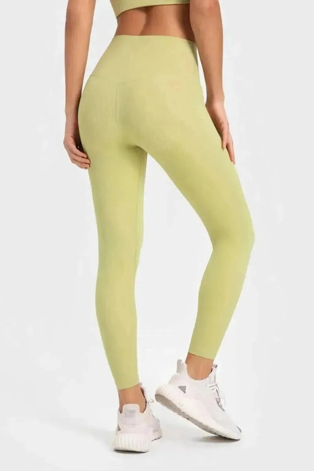 Highly Stretchy Wide Waistband Yoga Leggings - Bad Moms Club