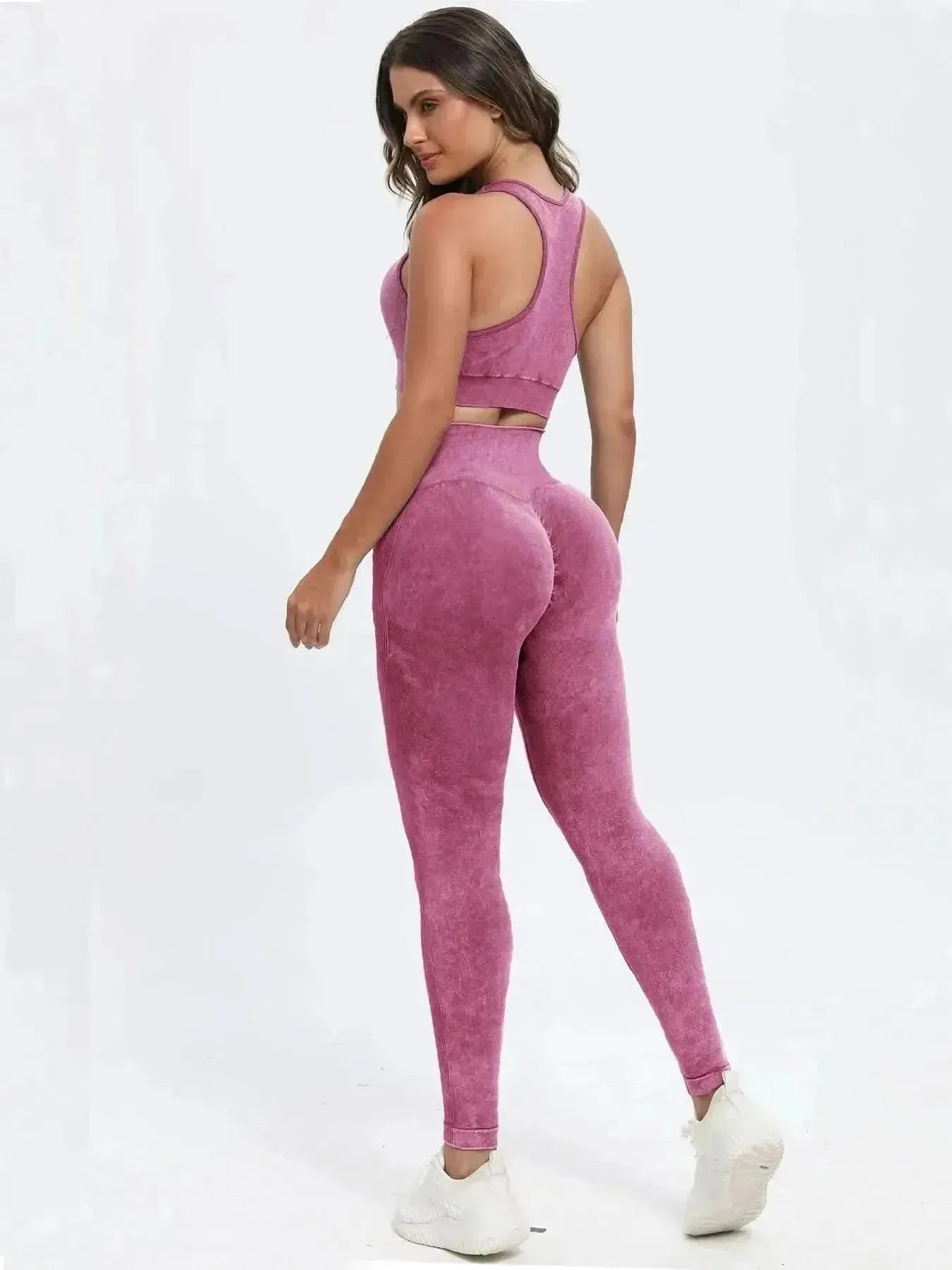 Scoop Neck Wide Strap Top and Pants Active Set - Bad Moms Club