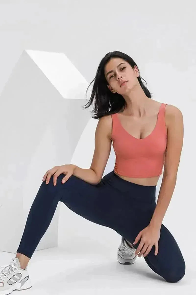 Scoop Back Sports Bra - Bad Moms Club