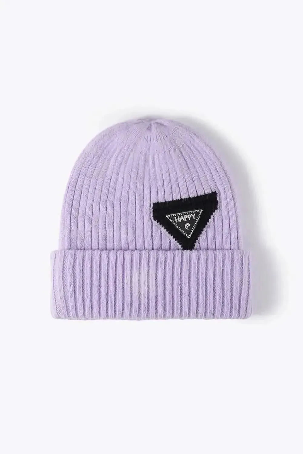 HAPPY Contrast Beanie - Bad Moms Club