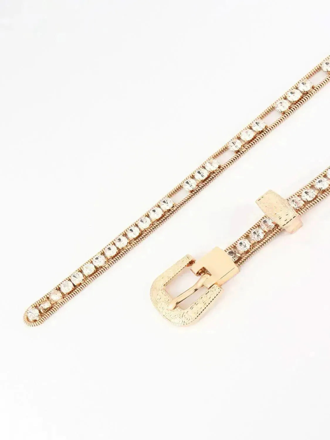 Rhinestone Metal Belt - Bad Moms Club