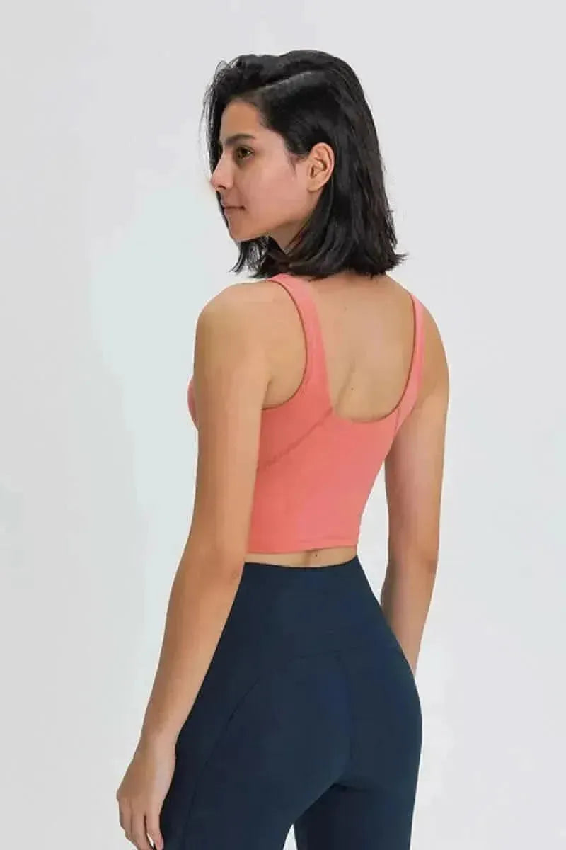 Scoop Back Sports Bra - Bad Moms Club
