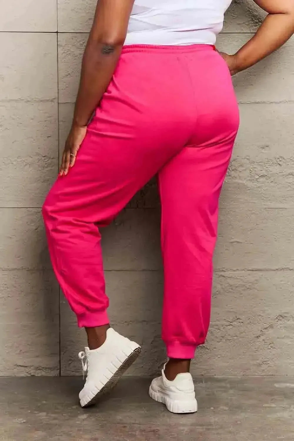 Simply Love Simply Love Full Size Drawstring DAY YOU DESERVE Graphic Long Sweatpants - Bad Moms Club