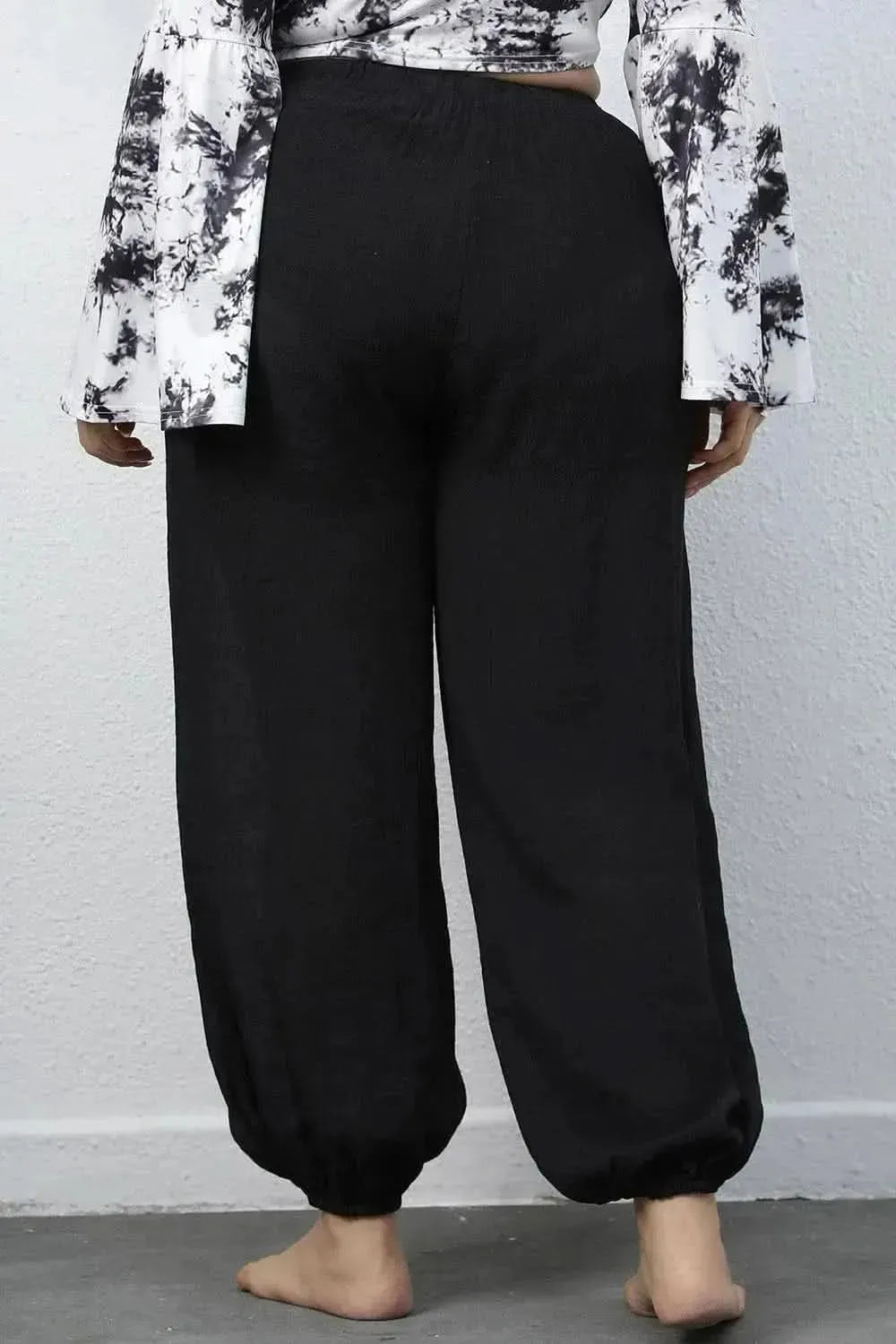 Plus Size Drawstring Jogger Pants - Bad Moms Club