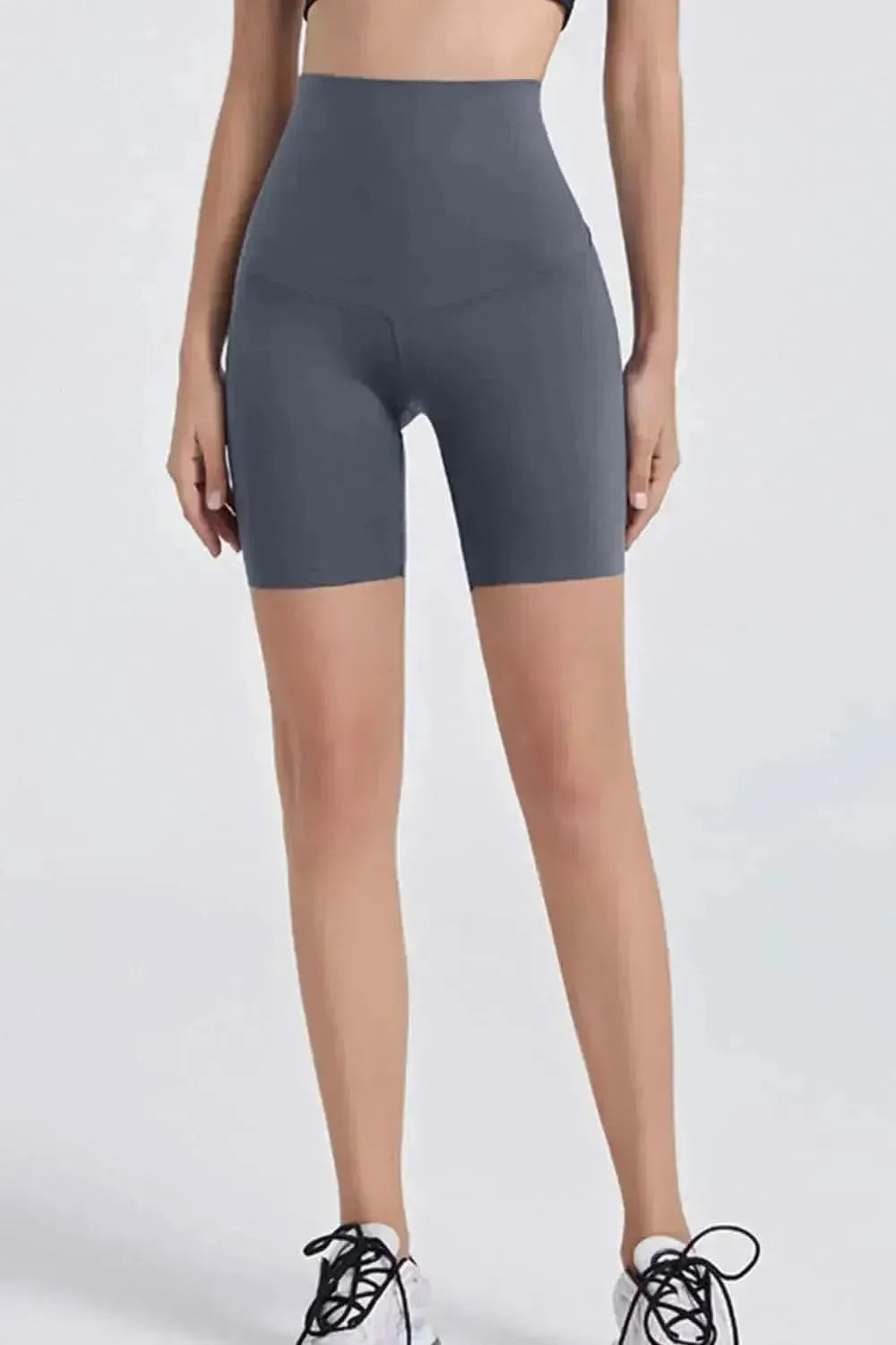 Wide Waistband Sports Shorts - Bad Moms Club