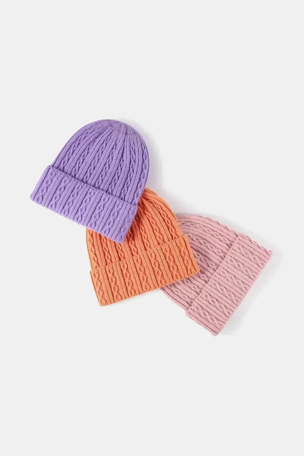 Mixed Knit Cuff Beanie - Bad Moms Club