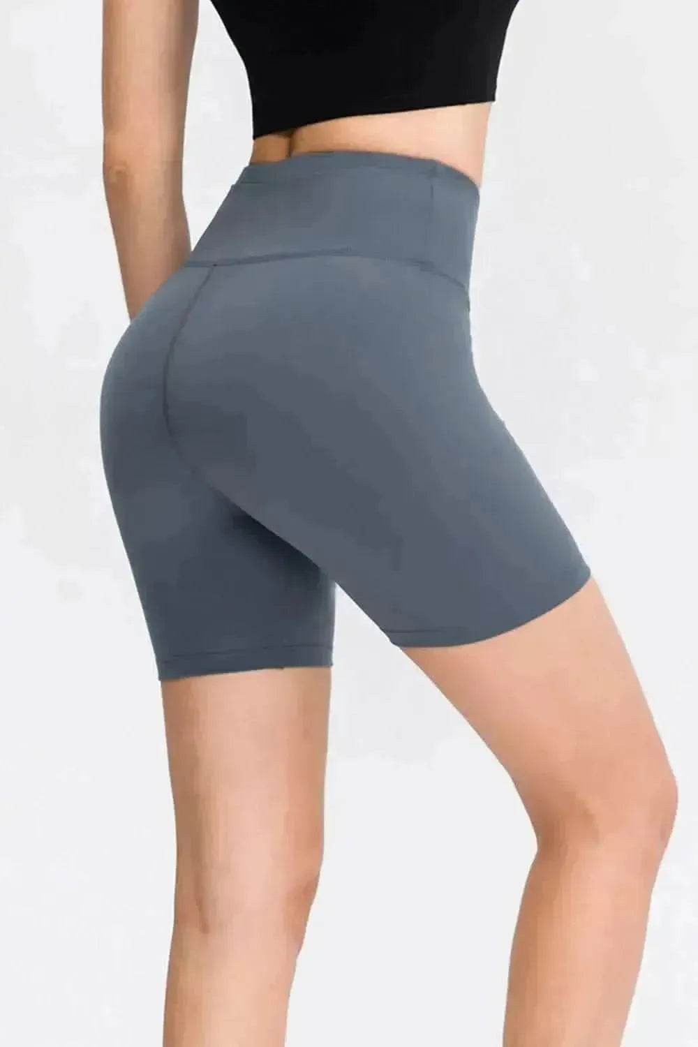 Wide Waistband Sports Shorts - Bad Moms Club