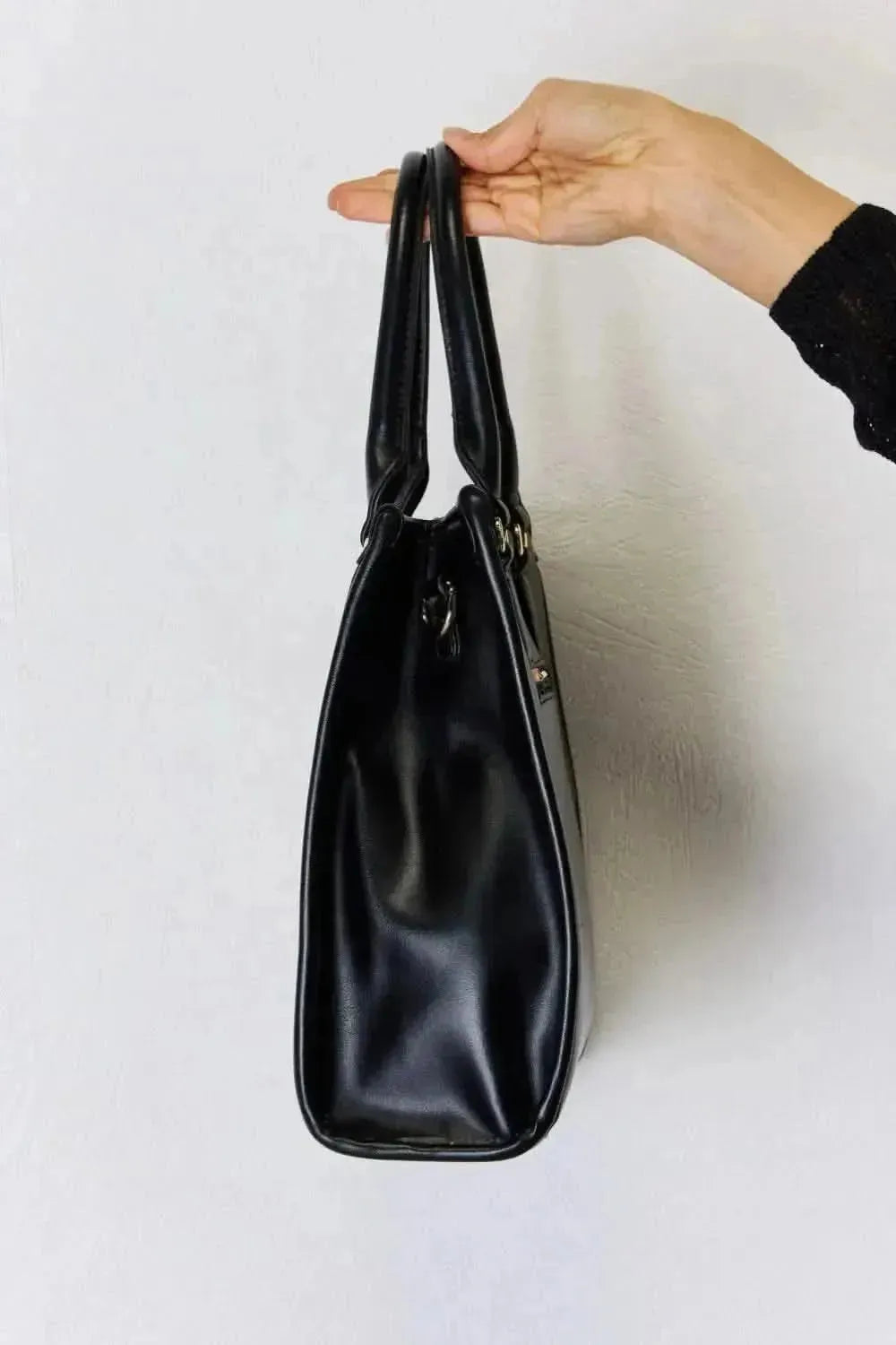 David Jones Argyle Pattern PU Leather Handbag - Bad Moms Club