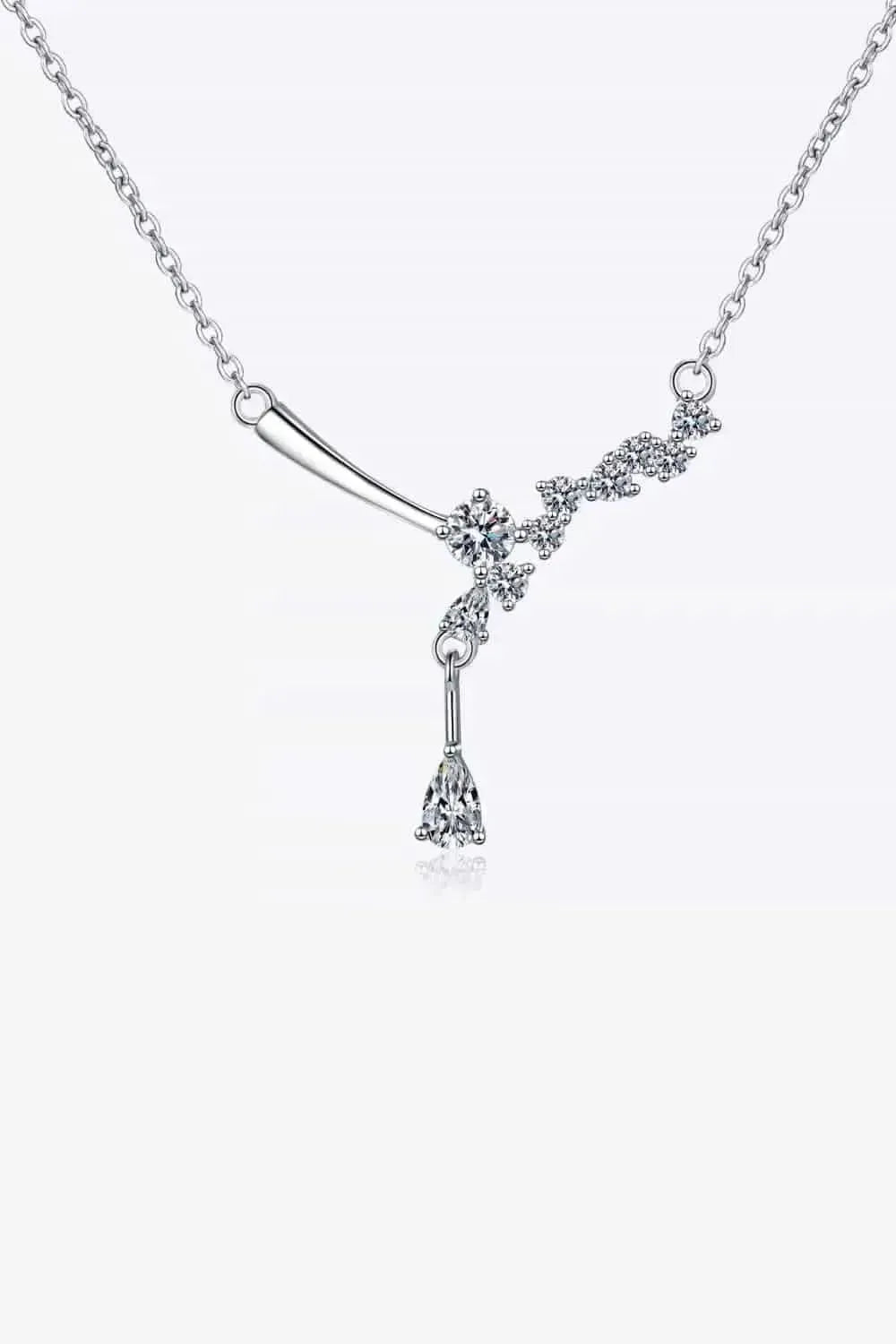 1 Carat Moissanite 925 Sterling Silver Necklace - Bad Moms Club