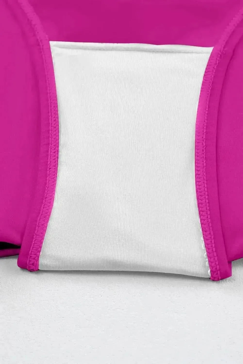 Ruched Slit Tankini Set - Bad Moms Club