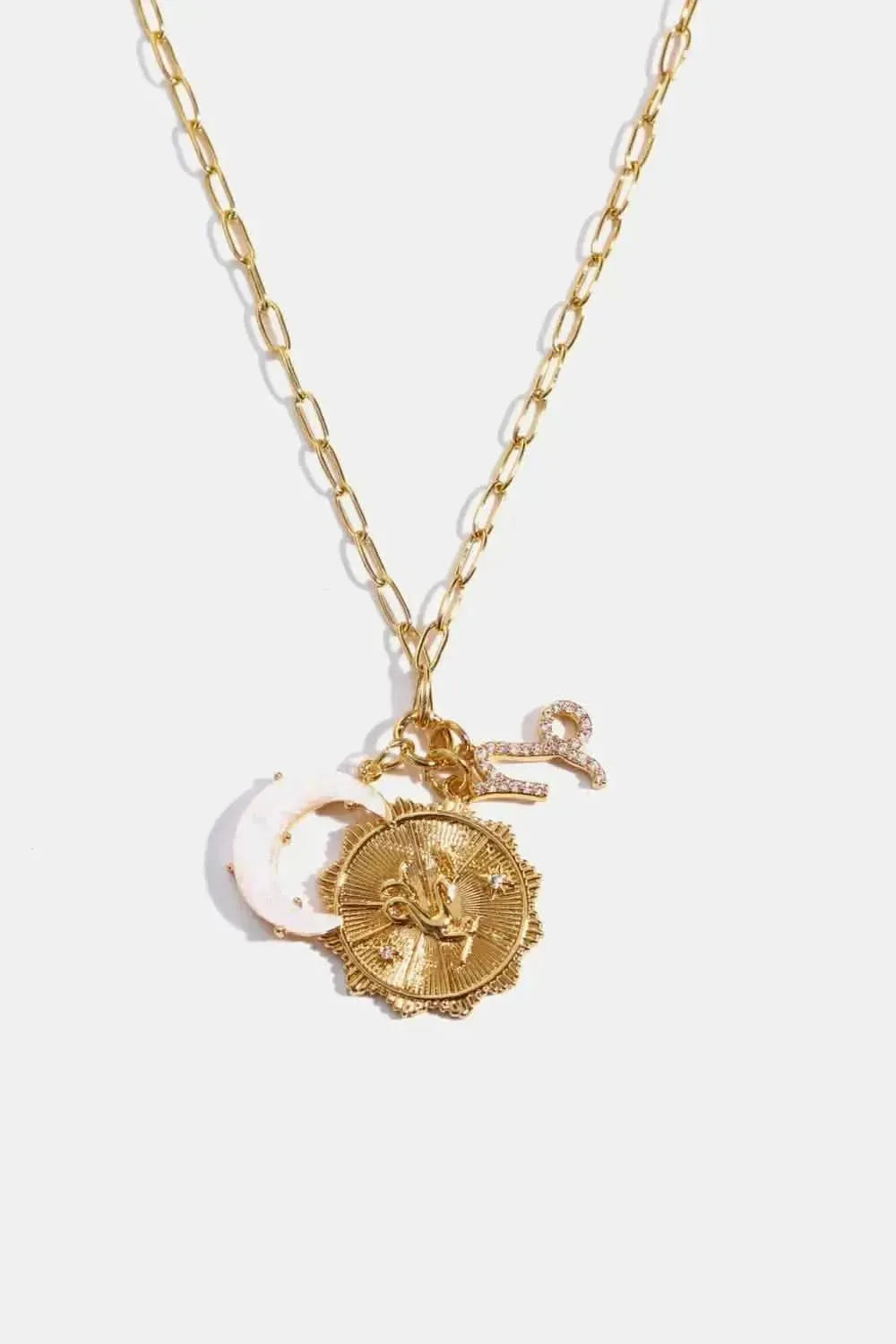 Constellation and Moon Pendant Copper Necklace - Bad Moms Club