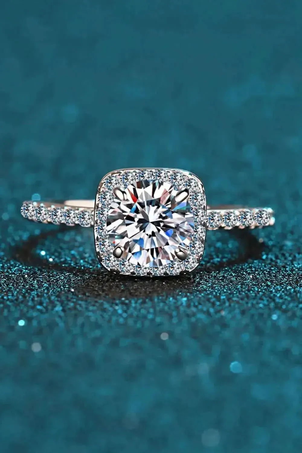 Square Moissanite Ring - Bad Moms Club