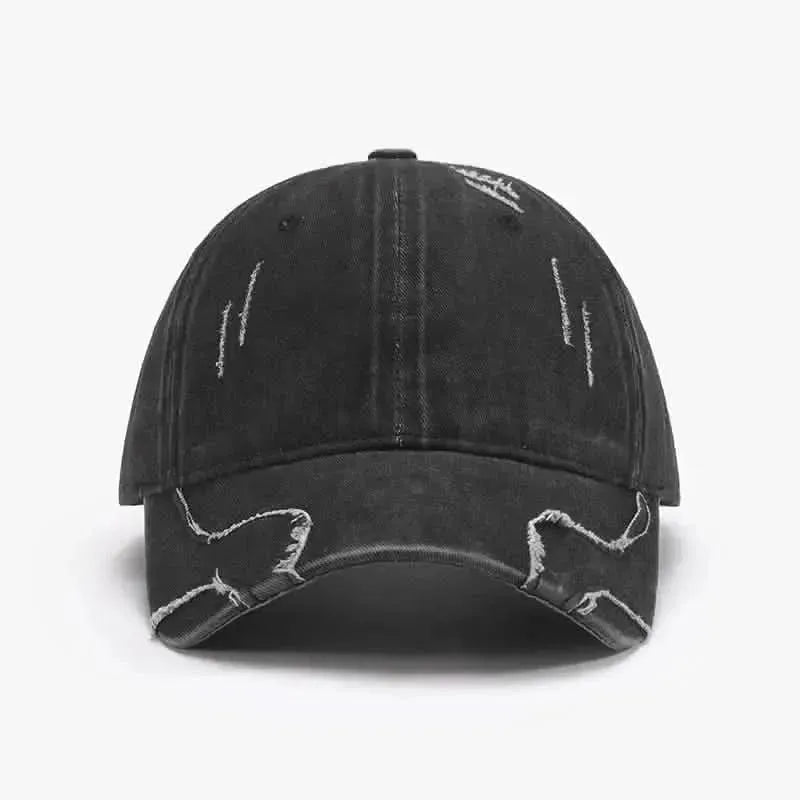 Raw Hem Adjustable Cap - Bad Moms Club
