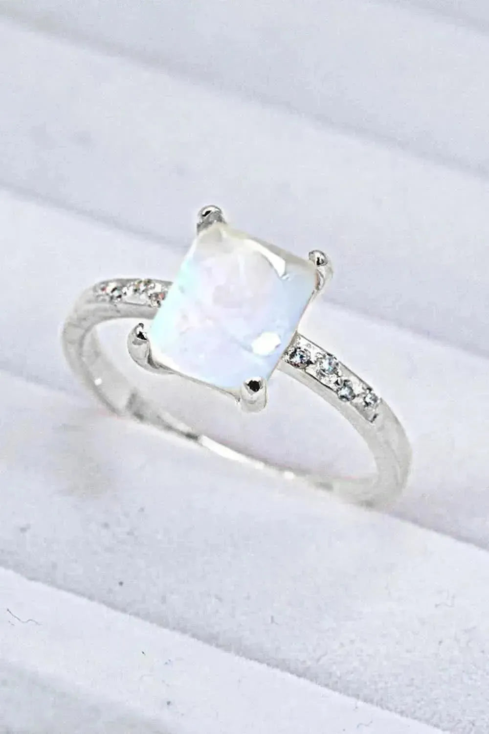 Square Moonstone Ring - Bad Moms Club