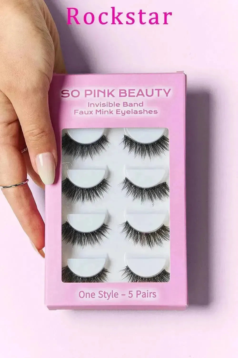SO PINK BEAUTY Faux Mink Eyelashes 5 Pairs - Bad Moms Club