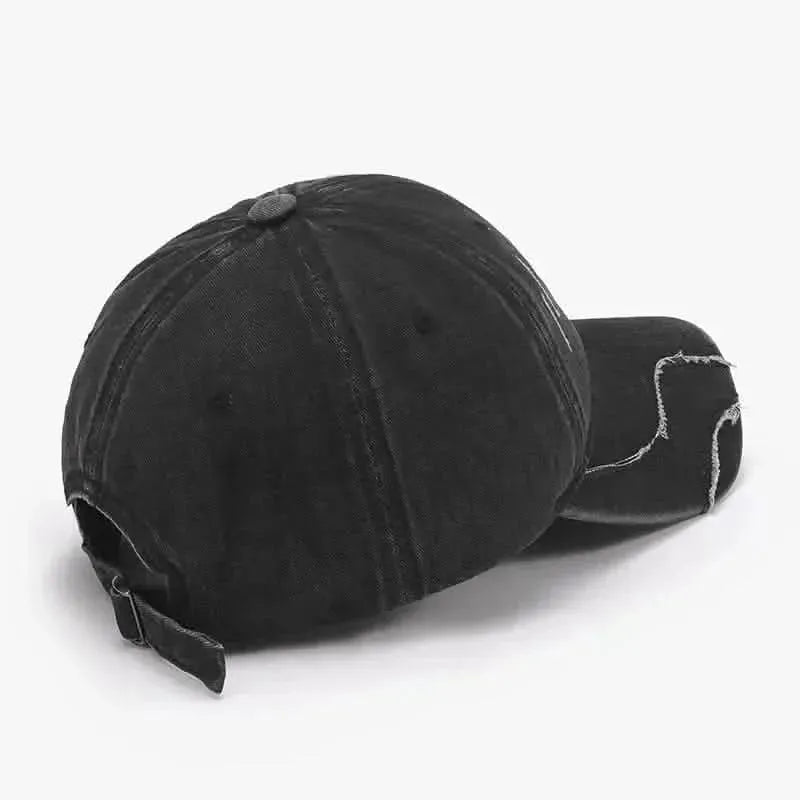 Raw Hem Adjustable Cap - Bad Moms Club