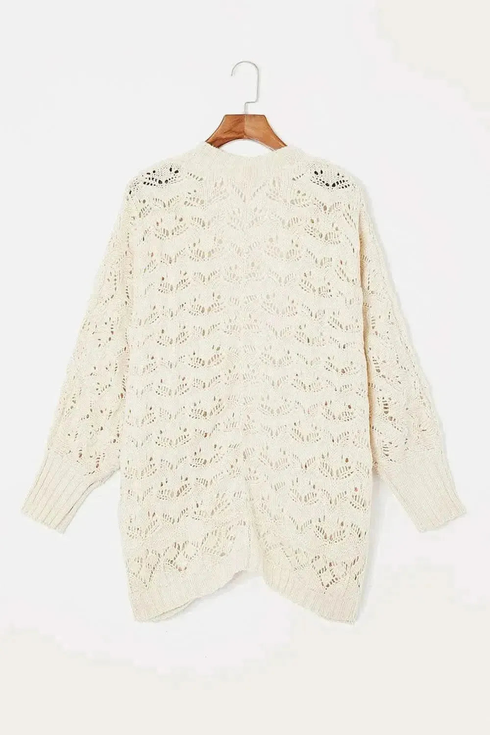 Plus Size Open Front Long Sleeve Cardigan - Bad Moms Club
