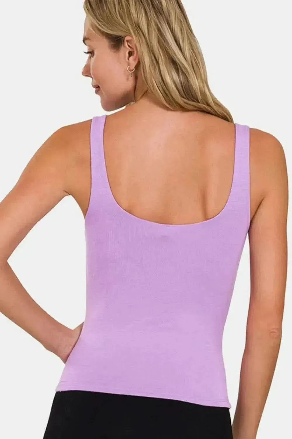 Zenana V-Neck Slim Tank - Bad Moms Club
