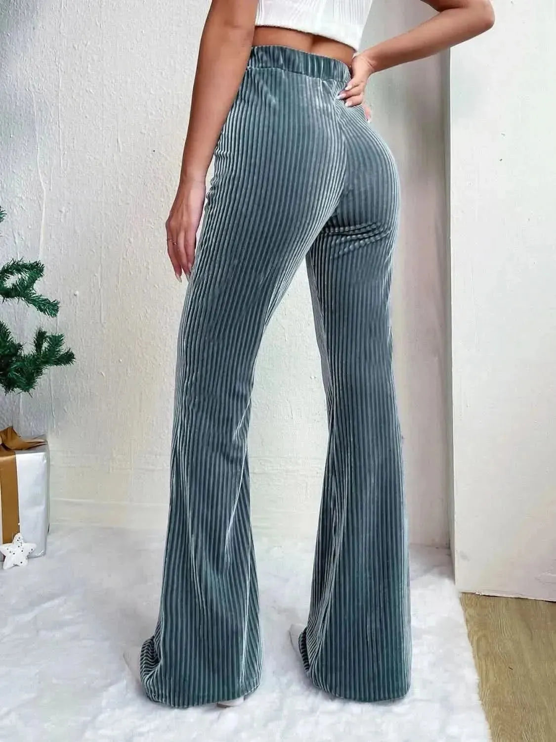 High Waist Flare Pants - Bad Moms Club