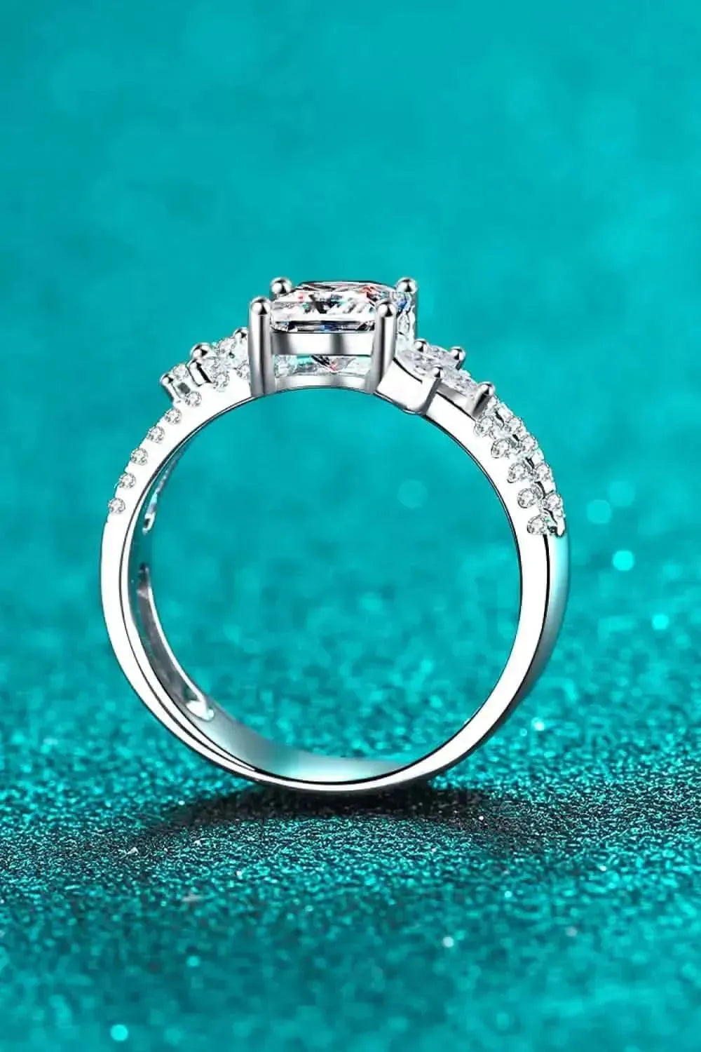 Moissanite Double Layered Ring - Bad Moms Club